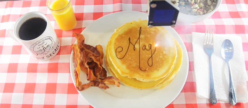 Laser Etched Pancakes