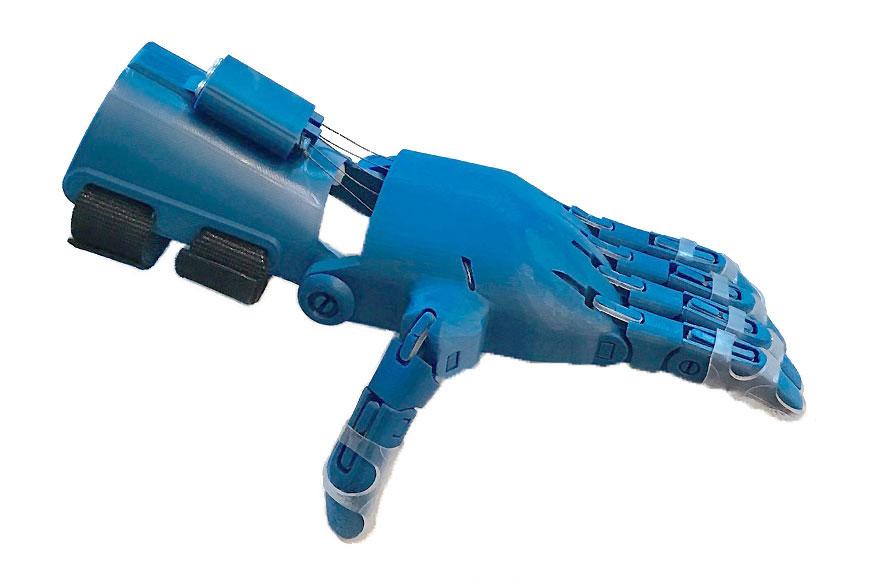 A 3d printed e-NABLE hand