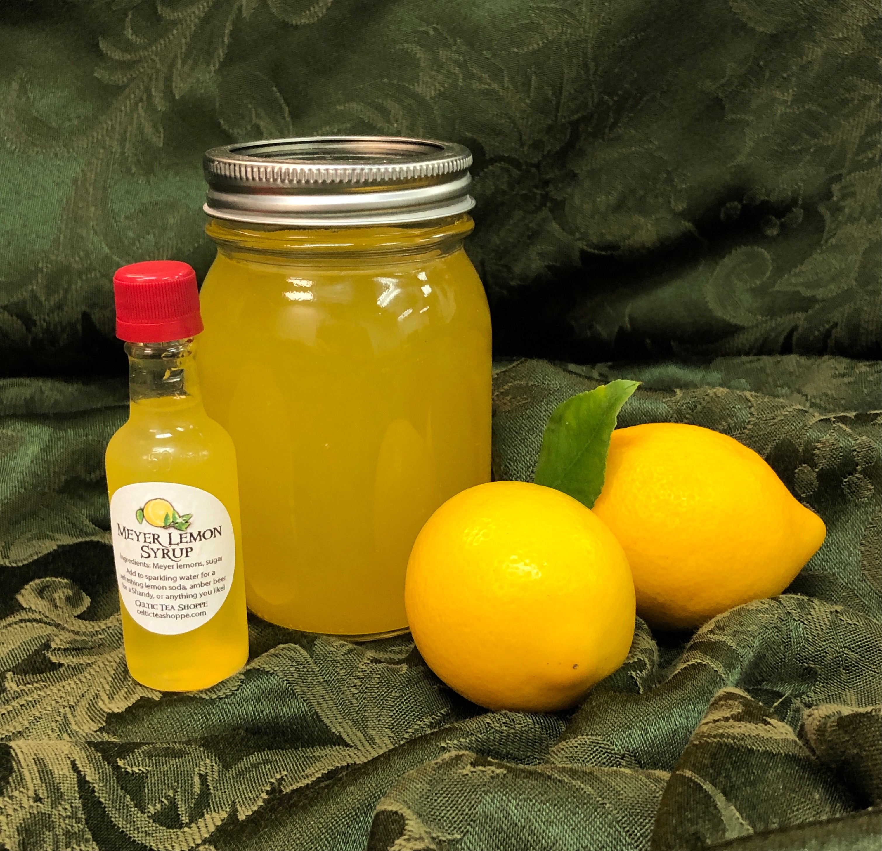 Meyer Lemon Syrup The Celtic Tea Shoppe Home Of Artisan Candies 4230