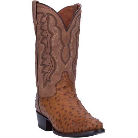 Cognac Ostrich Shorty Boots – JohnAllenWoodward