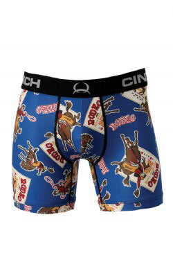 Cinch Men's Underwear - Jackalope Print - 9 Boxers