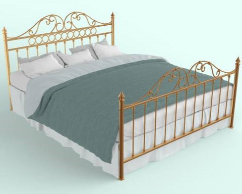 queen metal bed frame