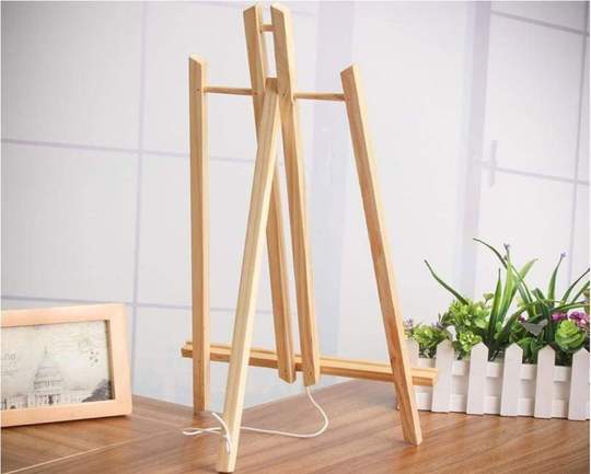 Table easel for paint by numbers