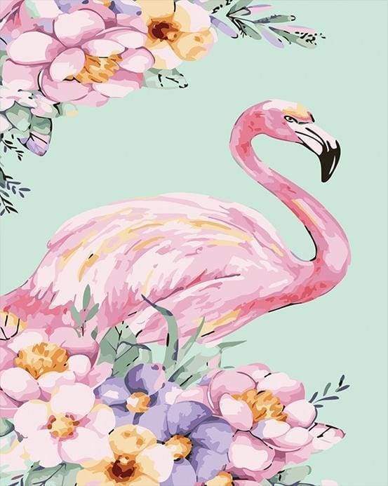 Malen Nach Zahlen Schoner Flamingo Figured Art