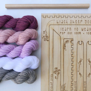 DIY  Weaving Kit - Pink & Grey Collection