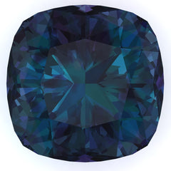 Chatham Alexandrite Cushion Cut - Fire & Brilliance