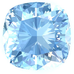 FAB Aqua Blue Spinel Sapphire Cushion Cut - Fire & Brilliance