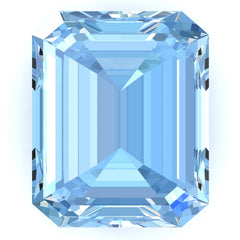 FAB Aqua Blue Spinel Sapphire Emerald Cut - Fire & Brilliance