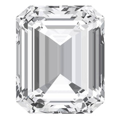 Chatham White Sapphire Emerald Cut - Fire & Brilliance