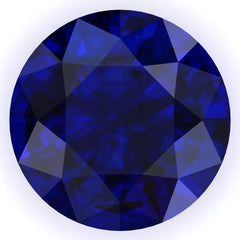 Chatham Blue Sapphire Round Cut - Fire & Brilliance