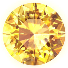 FAB Yellow Sapphire Round Cut - Fire & Brilliance