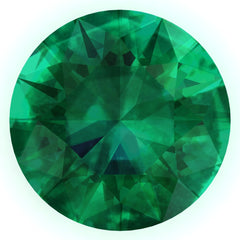 Chatham Emerald Round Cut - Fire & Brilliance