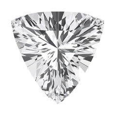 Chatham White Sapphire Trillion Cut - Fire & Brilliance