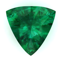 Chatham Emerald Trillion Cut - Fire & Brilliance