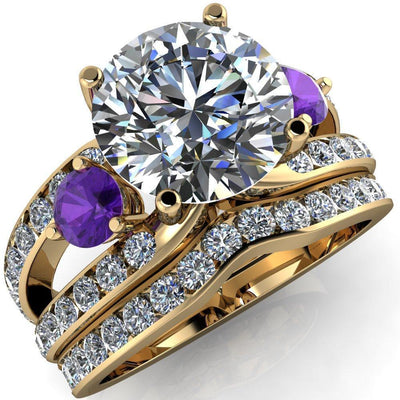 14K Yellow Gold Channel Set Diamond Wedding Ring (.63 CTW.)-14053y14