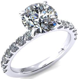 fire and brilliance moissanite