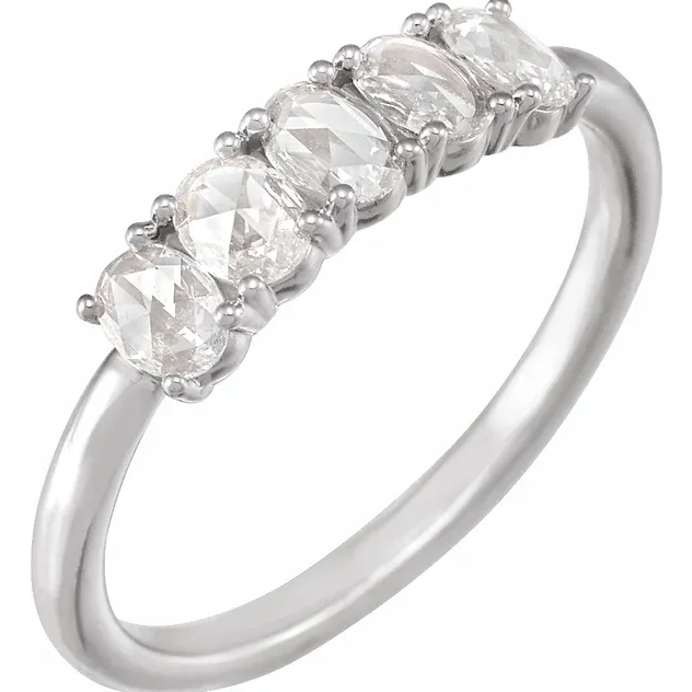 Stackables 1/2 CTW Natural Rose-Cut Diamond Ring