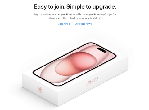 iPhone Upgrade Program Participation Requirements