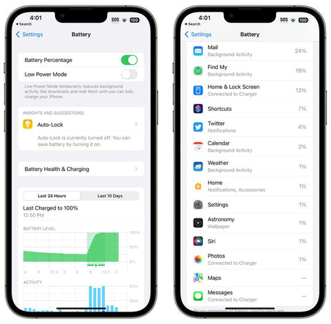 Manage battery-draining apps