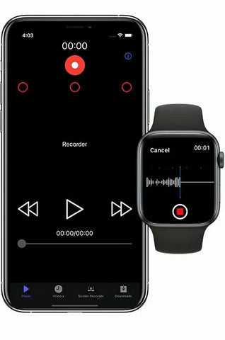 Use the Apple Watch voice memo function