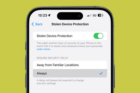 iOS 17.4 Stolen Device Protection