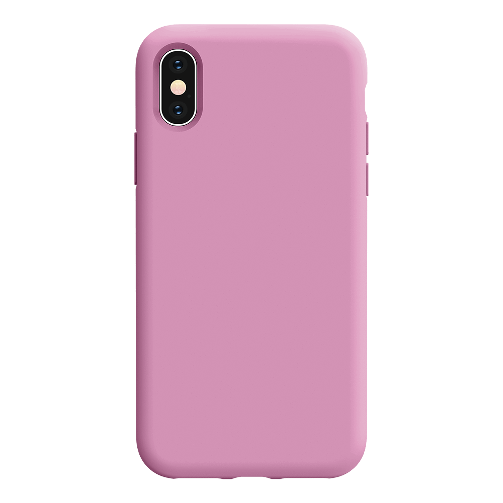 iPhone XS Max silicone case - lilac purple