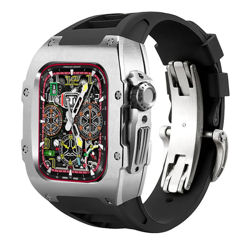 Stainless steel Apple watch case retrofit kit