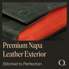 Luxury Napa Leather Dual Watch Pouch with Velvet Interior - Versatile Watch Case for Travel and Storage