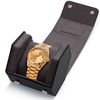 Napa Leather Watch Case for Men - Single Slot Luxury Watch Roll Storage Organizer & Display