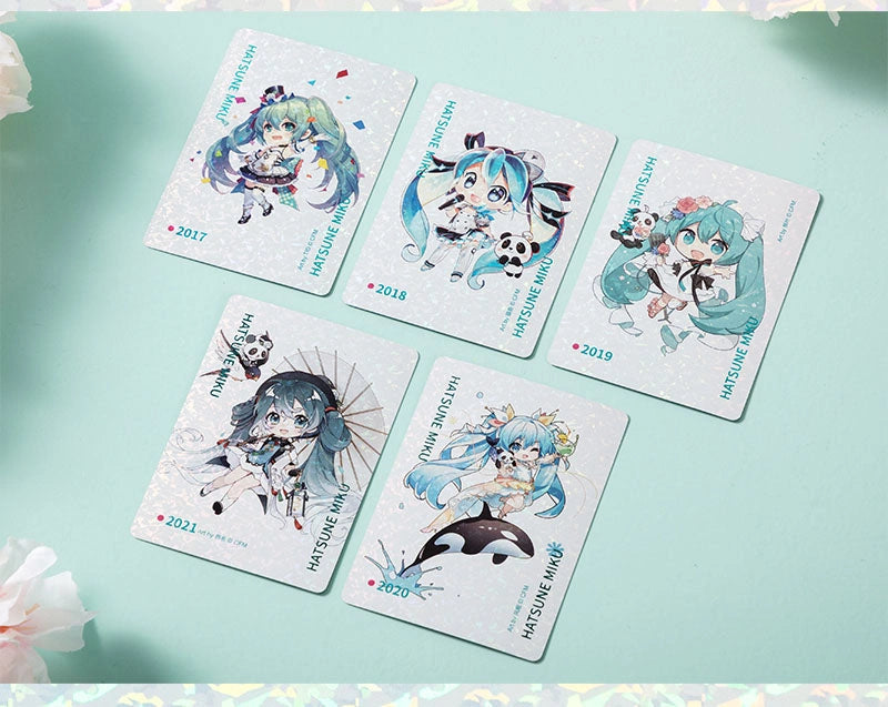 Hatsune Miku - Hatsune Miku Five Years Anniversary Poker Card Moeyu