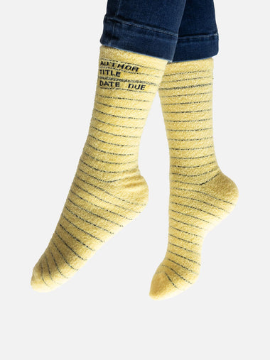 Library Card: Yellow socks