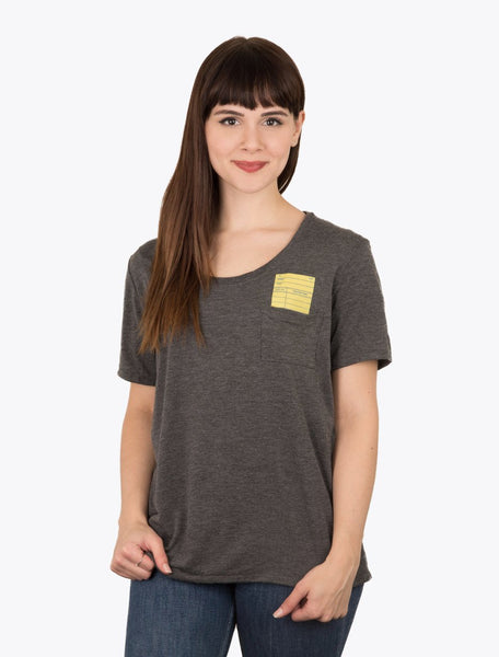 library card pocket shirt