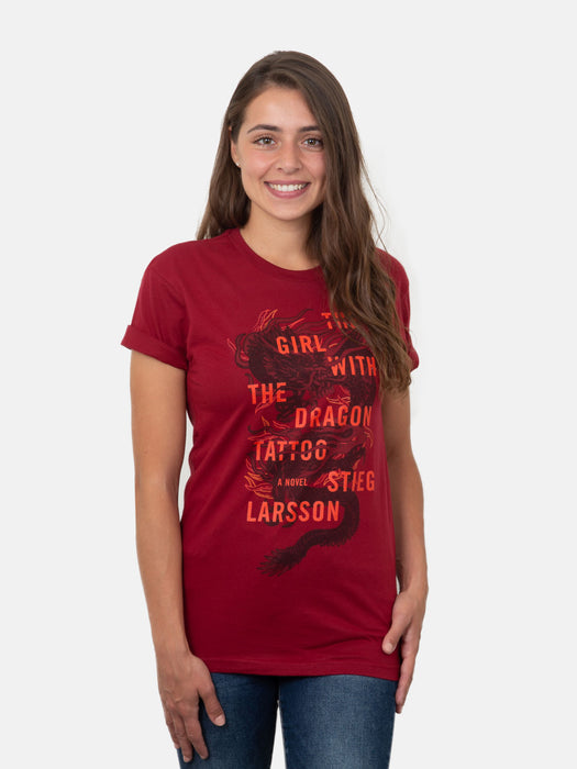 The Girl With The Dragon Tattoo Unisex Book T Shirt Out Of Print