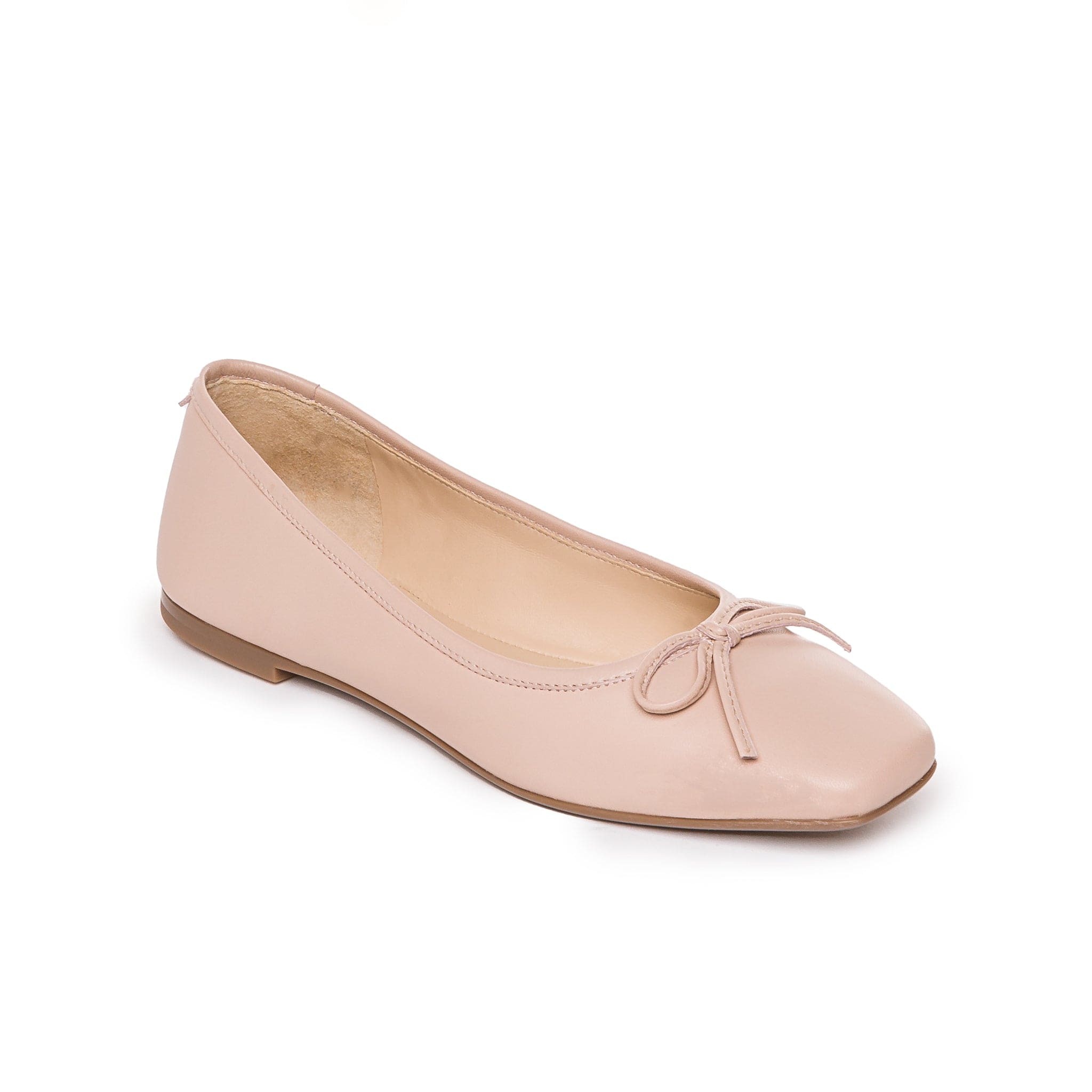 Gwynn Ballet Flat | Blush Nappa Leather – Bernardo 1946