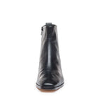 Front photo of the Helene ankle boot from Bernardo in black leather.