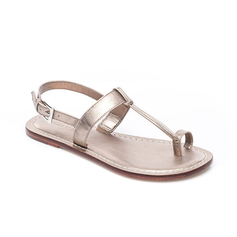 Miami Double-Strap Knot Thong Sandal in White Leather – Bernardo 1946