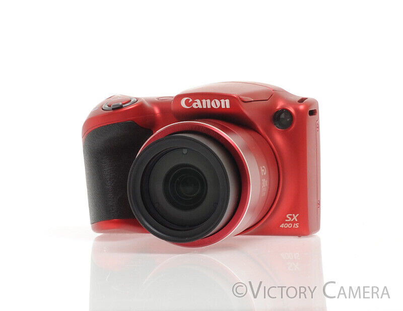 verdiepen Hamburger Meetbaar Canon PowerShot SX 400 IS SX400IS Red 16MP Digital Camera -Very Clean- -  Victory Camera