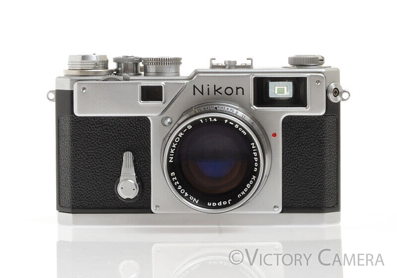 Nikon S3 Chrome 35mm Rangefinder Camera w/ 50mm f1.4 Lens -Clean