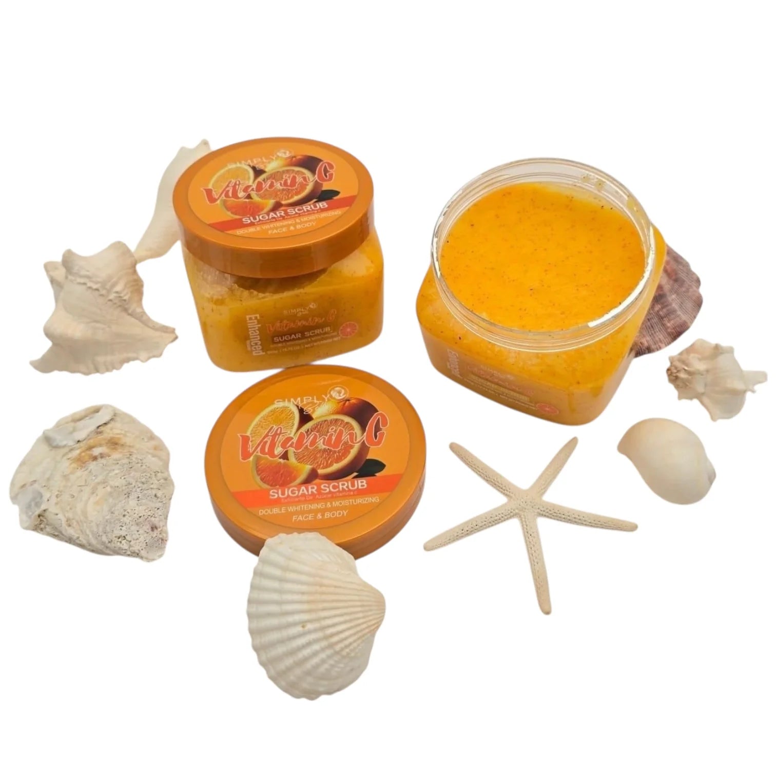 Skincare-Simply Bella Vitamin C Sugar Scrub SIB1005 ($2.50 each, 4pc bundle)