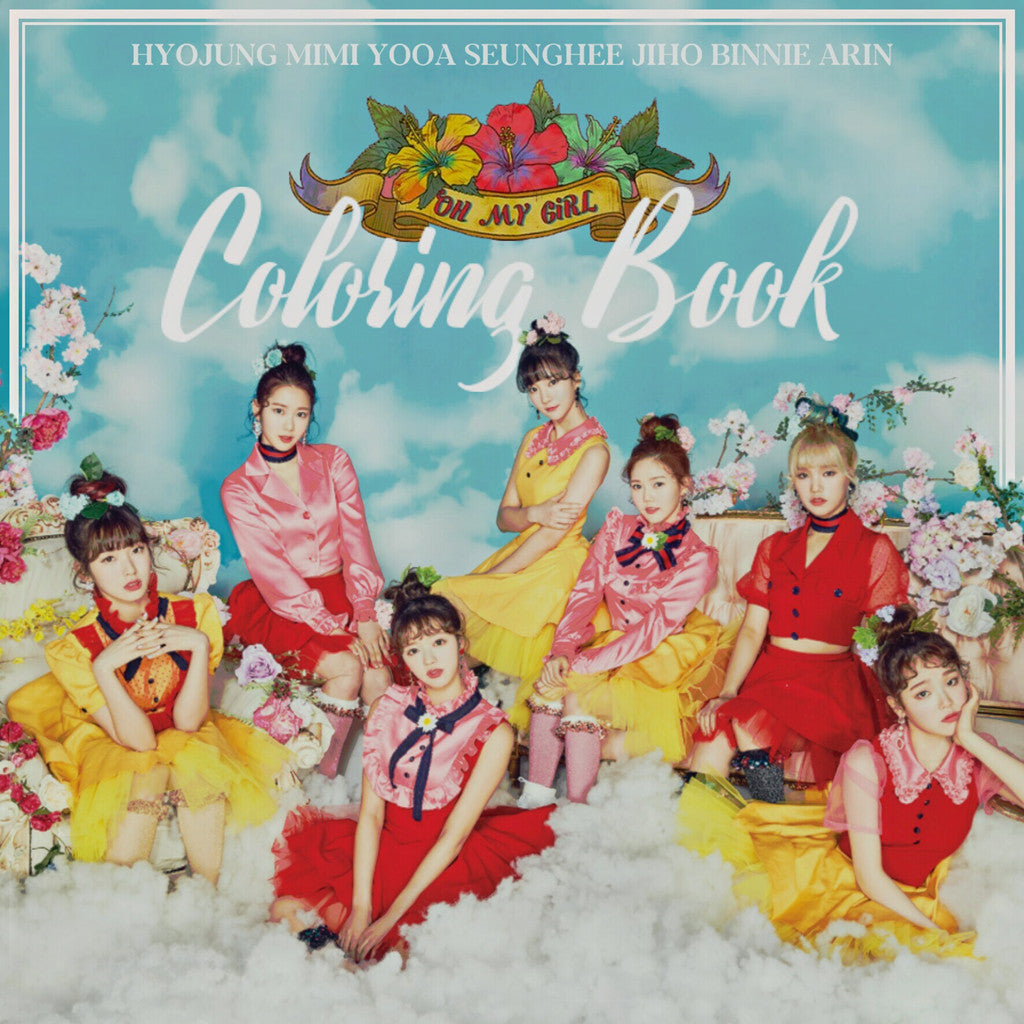 Download Oh My Girl 4th Mini Album Coloring Book Hello Idols