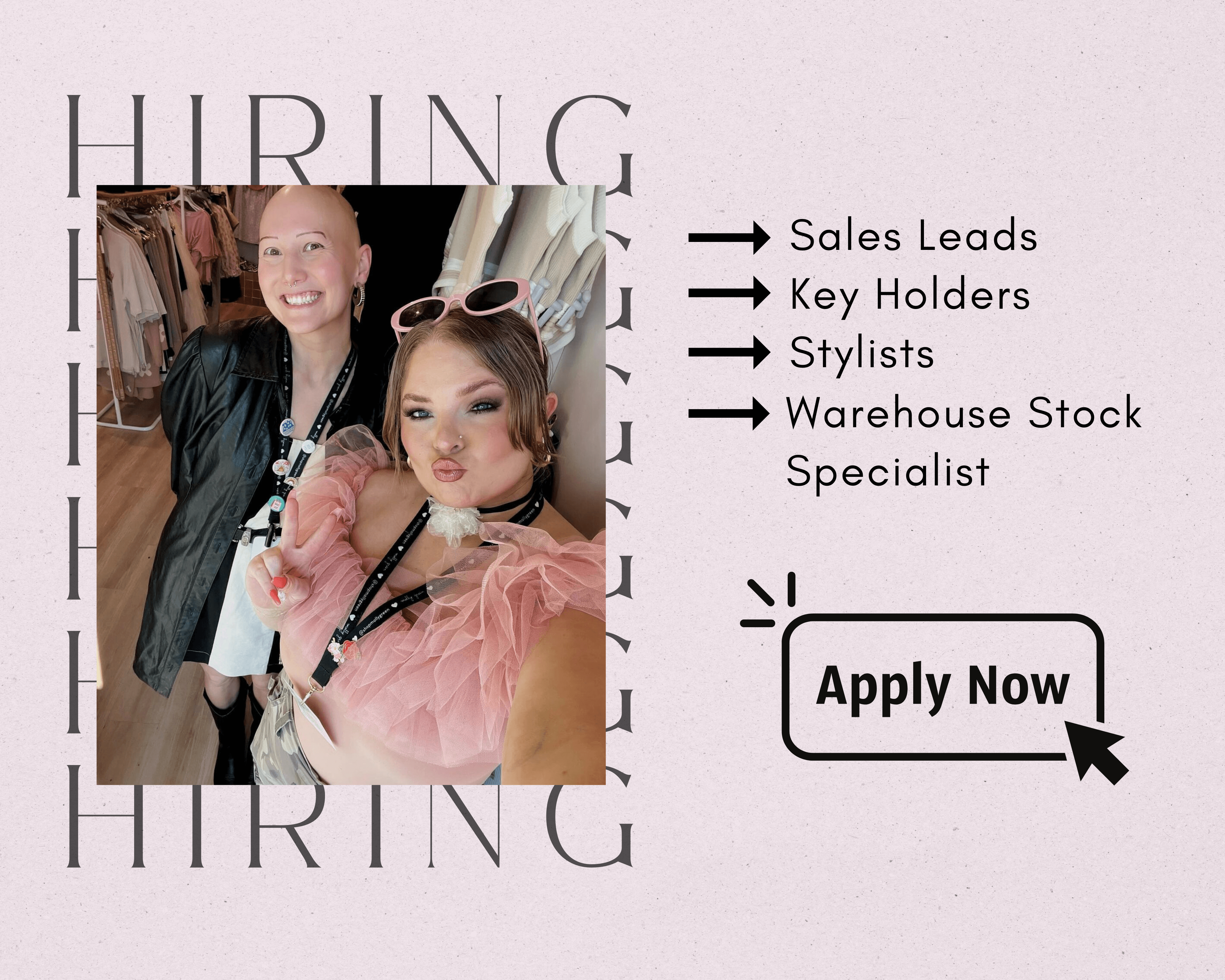 join the molly green crew click here to apply
