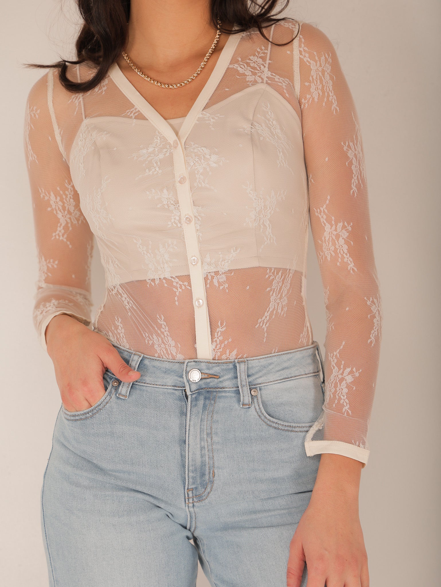 Elena Ruffle Bodysuit