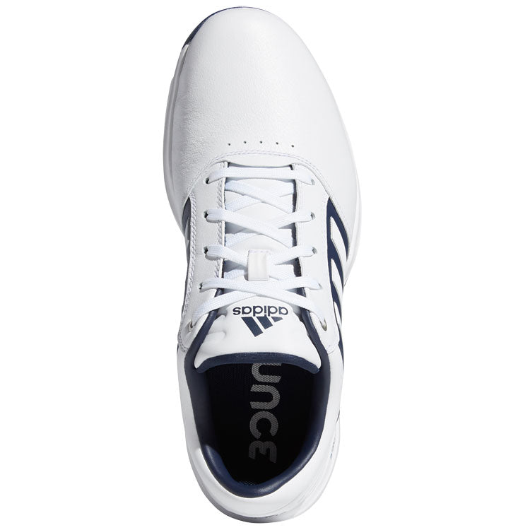 adidas 360 Bounce SL Golf Shoes - White/Navy - Andrew Morris Golf