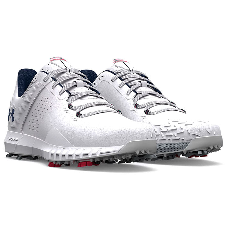 Armour Hovr Drive 2 Shoes - White/Silver/Academy - Andrew Morris Golf
