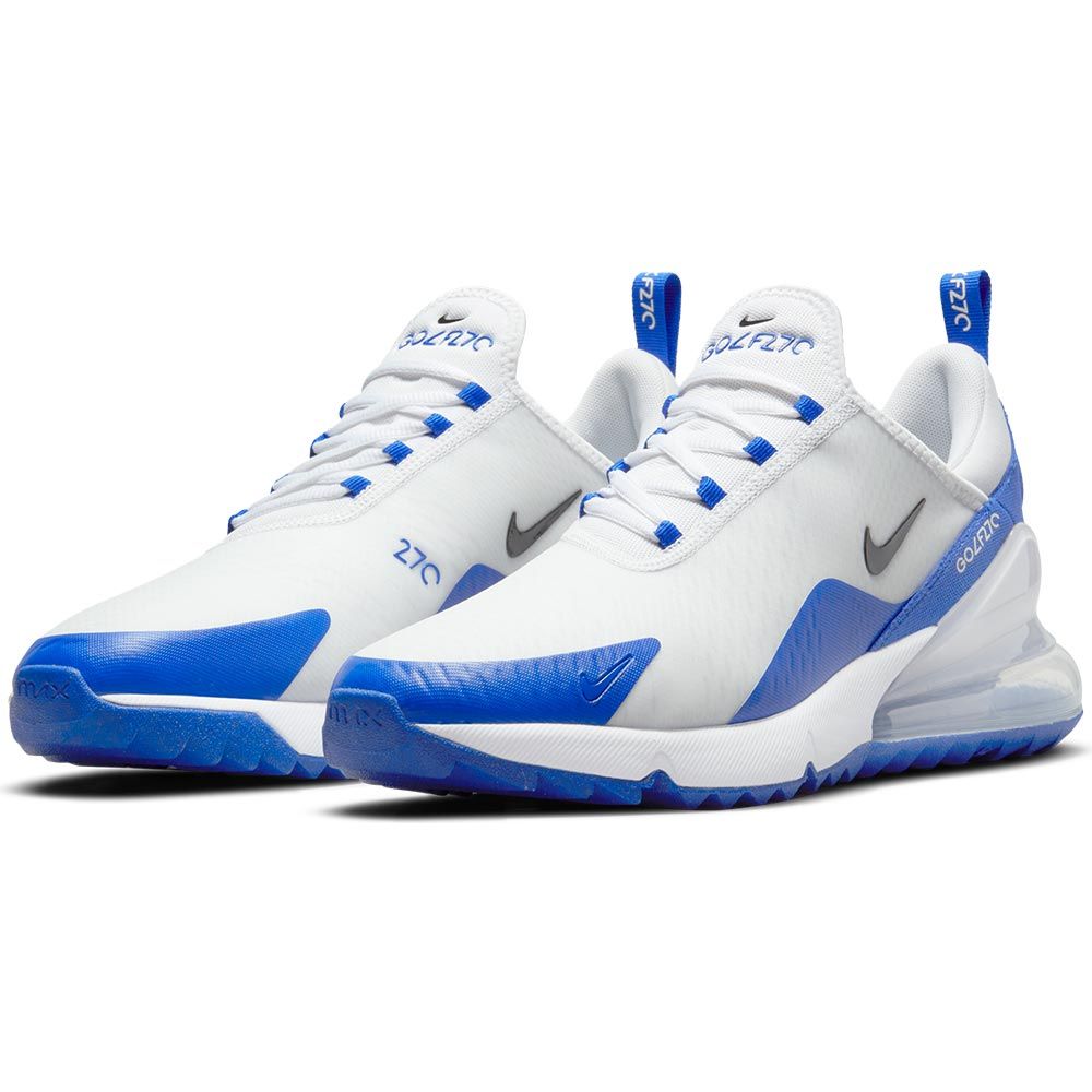 Nike Air Max 270 G Golf Shoes - White/Blue Andrew Morris