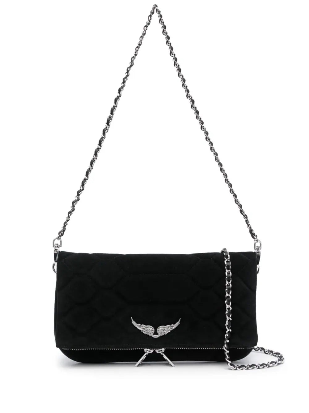 Rock leather crossbody bag Zadig & Voltaire Black in Leather