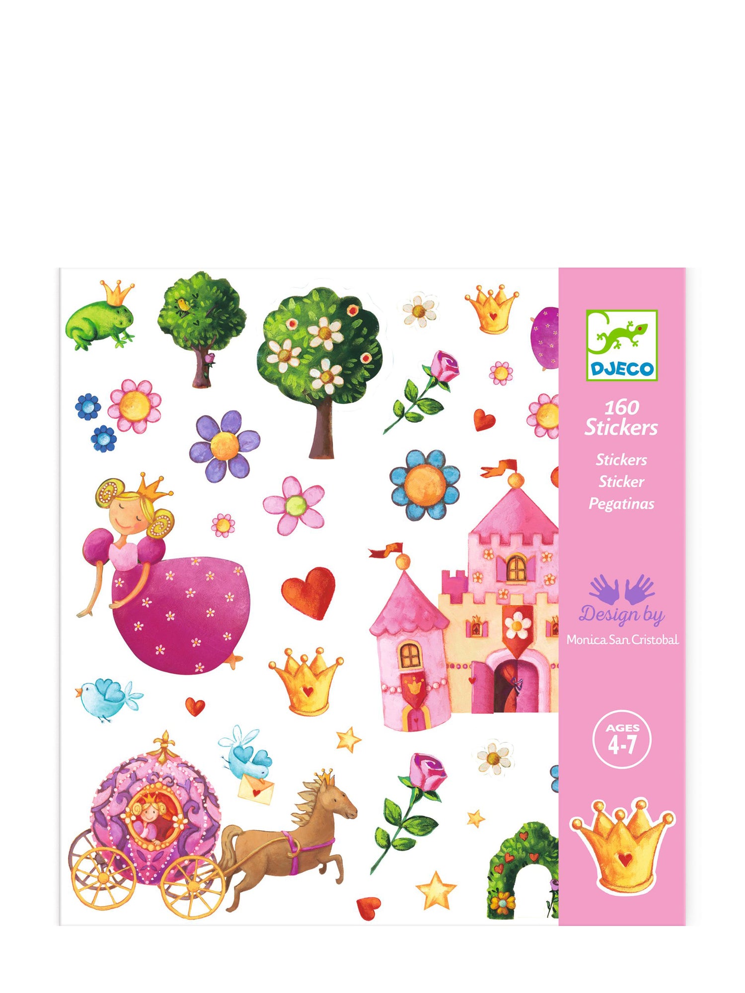 DJECO Kit de manualidades de tiaras de mosaico DIY Like a Princess