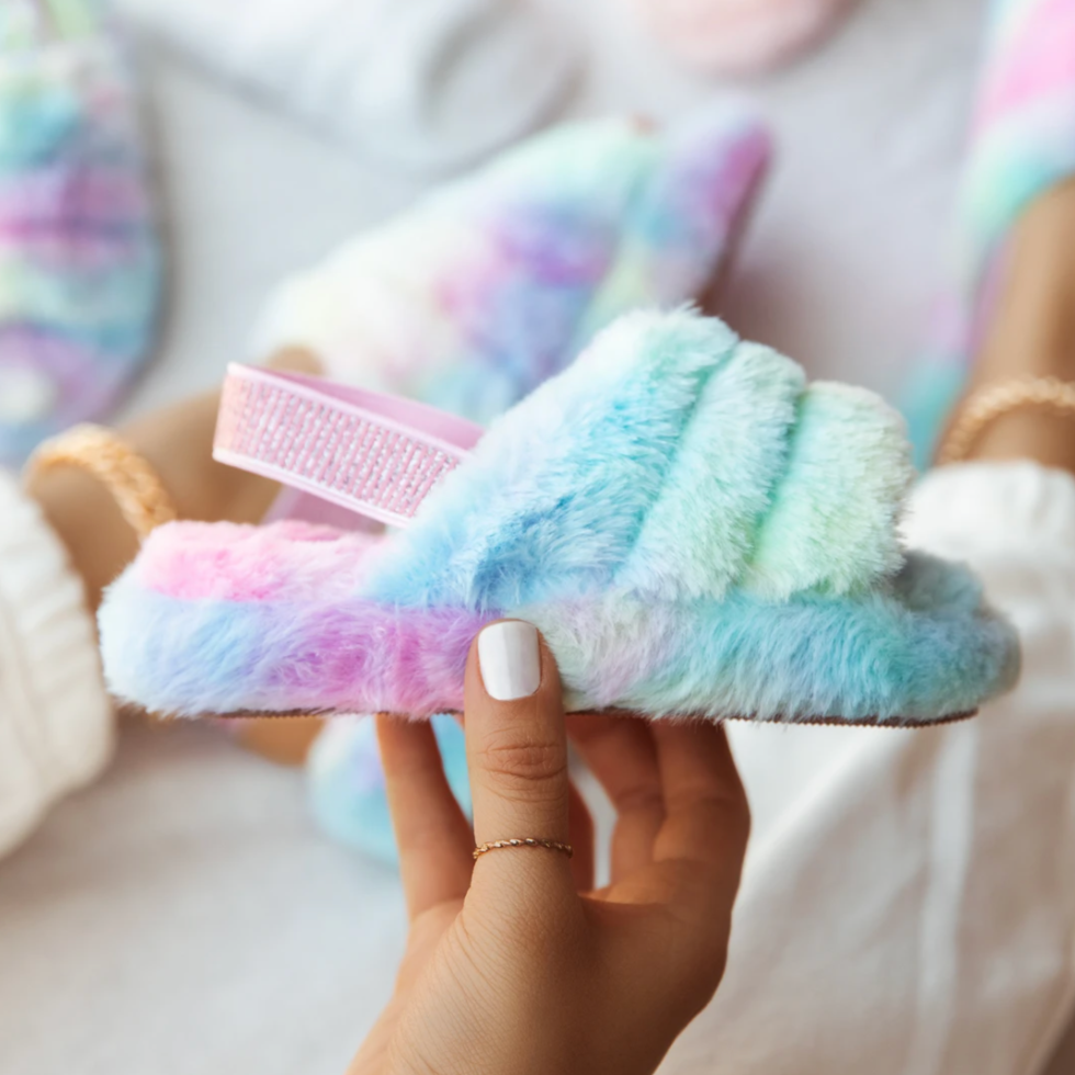 fluffy slides for toddlers