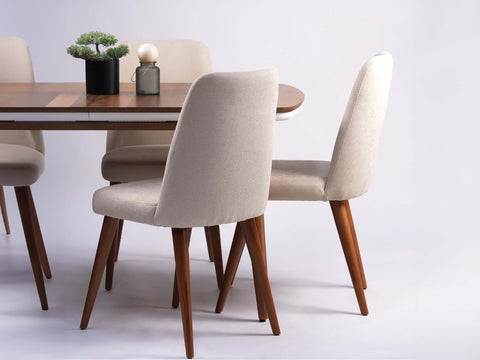 dining set solid wood modern - Lux Furniture