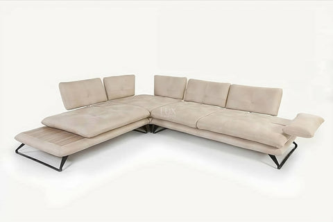 beige sectional sofa for big family by Lux Furniture